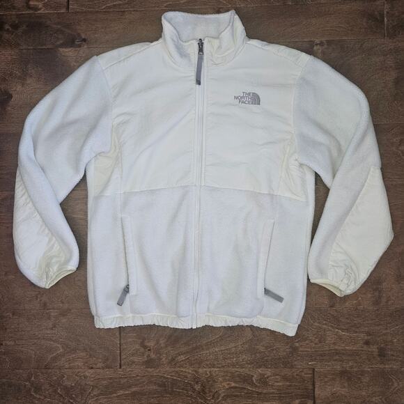 The North Face Other - The North Face Zip Up Fleece Jacket Girls Size Large White